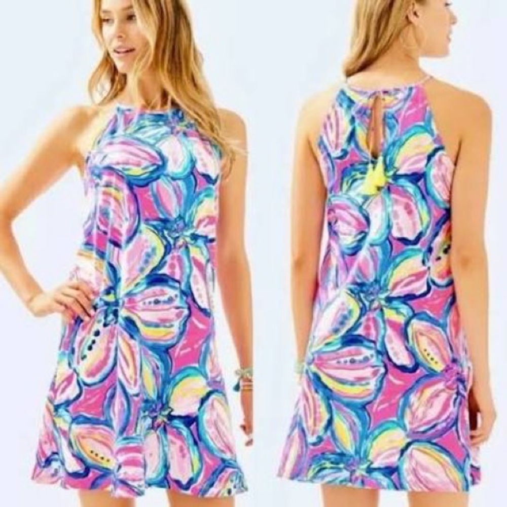 XXS Lilly Pulitzer Margot Swing Dress The Sunny Side. Excellent Used Condition.